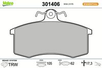 Bremsbelagsatz, Scheibenbremse