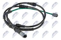 предупредителен контактен сензор, износване на накладките