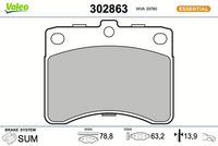 Bremsbelagsatz, Scheibenbremse