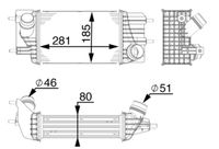 Thumbnail - Intercooler, inlaatluchtkoeler - CI154000P - MAHLE