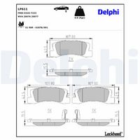 комплект спирачно феродо, дискови спирачки