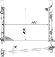 Thumbnail - Radiateur - CR1157000P - MAHLE