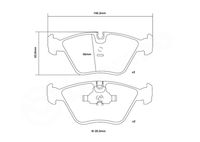 BREMBO High performance remblokkenset 3