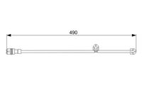 Warnkontakt, Bremsbelagverschleiß