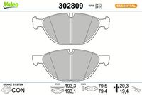 Bremsbelagsatz, Scheibenbremse