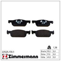 комплект спирачно феродо, дискови спирачки