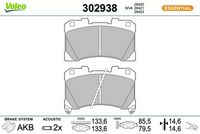 Bremsbelagsatz, Scheibenbremse