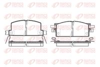 комплект спирачно феродо, дискови спирачки