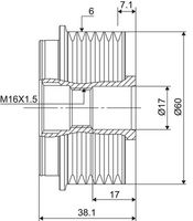 Ελεύθερη περιστροφή γεννήτριας VALEO NEW SPARE PART