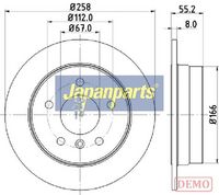 Спирачен диск DP-0500C JAPANPARTS