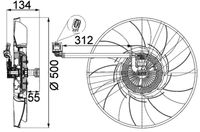 Thumbnail - Koelventilatorwiel - CFF467000P - MAHLE