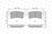 Bremsbelagsatz, Scheibenbremse
