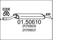 Mittelschalldämpfer