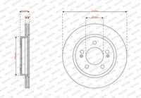 Disc frana FERODO, Cod: DDF3347C
