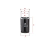 Filtru ulei SOFIMA, Cod: S 3497 R