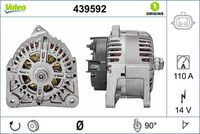 Generator / Alternator VALEO, Cod: 439592