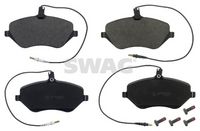 комплект спирачно феродо, дискови спирачки