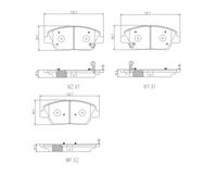 Bremsbelagsatz, Scheibenbremse
