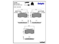 комплект спирачно феродо, дискови спирачки