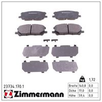 комплект спирачно феродо, дискови спирачки