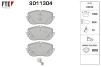 Bremsbelagsatz, Scheibenbremse