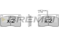 Комплект спирачно феродо, дискови спирачки BP2340 BREMSI