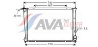 Radiator, racire motor AVA Clever Choice, Cod: HYA2049
