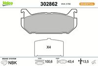 Bremsbelagsatz, Scheibenbremse