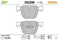 Bremsbelagsatz, Scheibenbremse