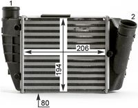 Thumbnail - Intercooler, inlaatluchtkoeler - CI433000P - MAHLE