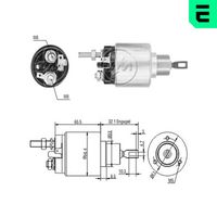 Solenoid, electromotor ERA, Cod: ZM876