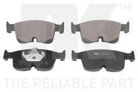 Bremsbelagsatz, Scheibenbremse