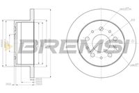 Спирачен диск CD7653S BREMSI