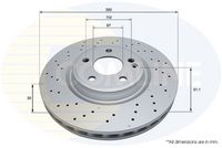 Disc frana COMLINE, Cod: ADC2810V