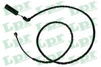 предупредителен контактен сензор, износване на накладките