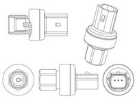 Thumbnail - Drukschakelaar, airconditioning - ASE12000P - MAHLE