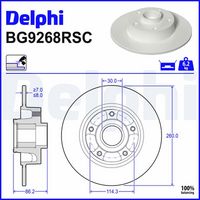 Disc frana DELPHI, Cod: BG9268RSC