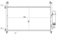 Condensator, climatizare MTR, Cod: 13054564