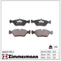 комплект спирачно феродо, дискови спирачки