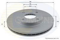Disc frana COMLINE, Cod: ADC1207
