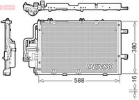Condensator, climatizare DENSO, Cod: DCN20027
