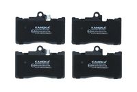 Комплект спирачно феродо, дискови спирачки JQ101081 KAMOKA