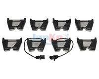 комплект спирачно феродо, дискови спирачки