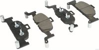 комплект спирачно феродо, дискови спирачки