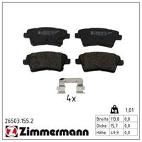 комплект спирачно феродо, дискови спирачки