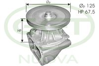 водна помпа, охлаждане на двигателя