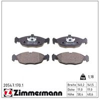 комплект спирачно феродо, дискови спирачки