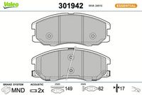 Bremsbelagsatz, Scheibenbremse