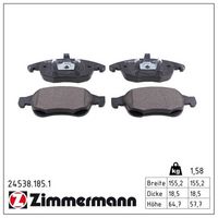 комплект спирачно феродо, дискови спирачки