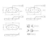 Bremsbelagsatz, Scheibenbremse